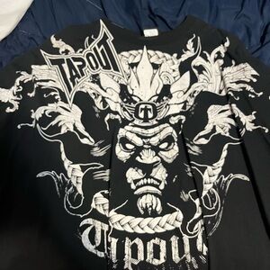Black tap out shirt